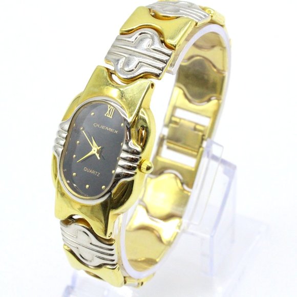 Quemex Accessories Vintage Quemex Watch Womens Luxury Dual Tone